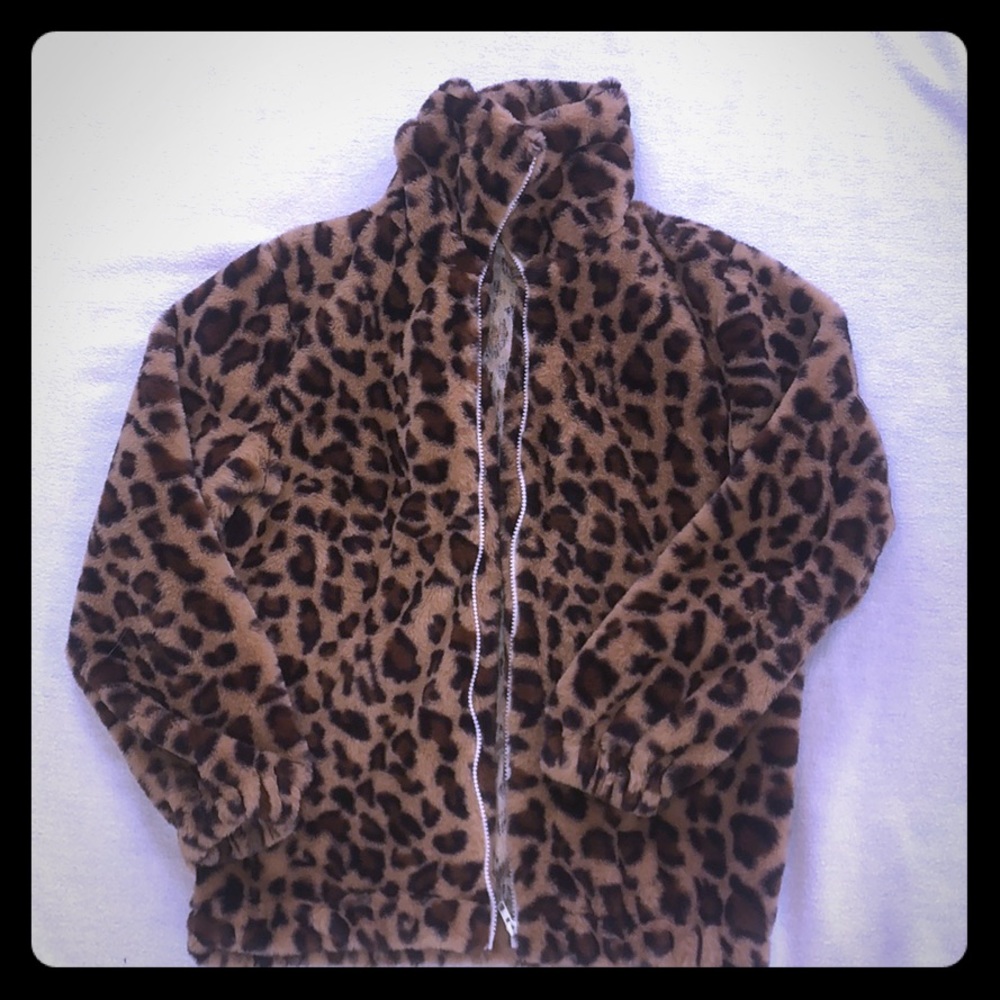 LULU’s Leopard Fur Jacket